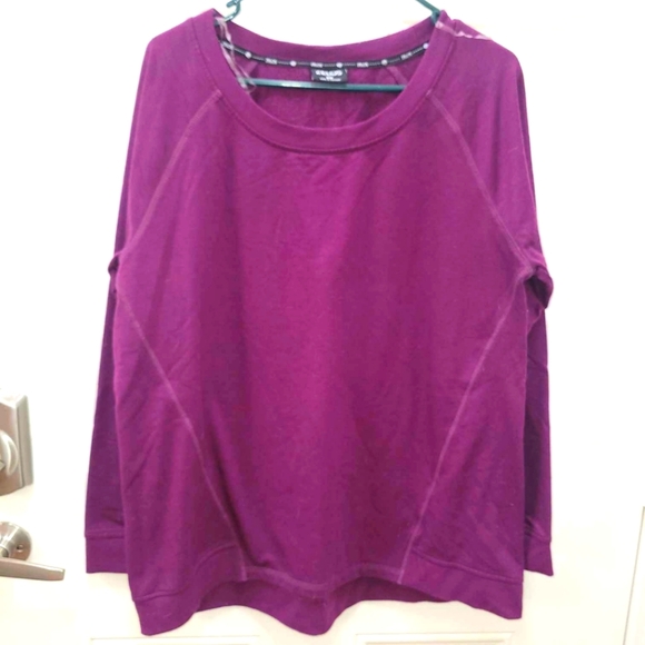 ZELOS Tops - Purple athletic sweatshirt, size 0x, brand zelos.